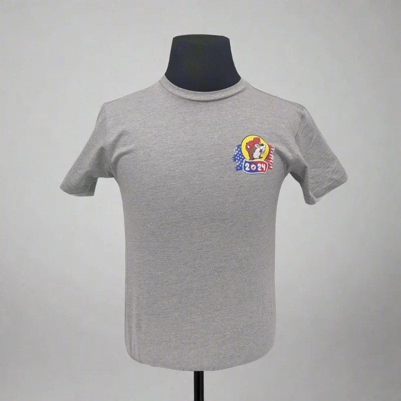 Buc-ee's Party 2024 Election Shirt-- Zippered Front Buttoned Front Snap Front