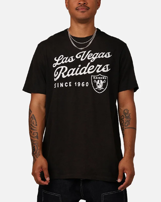 47 Brand Las Vegas Raiders Dusted T-Shirt Black-- Fleece Fabric Down Fabric Feather Fabric 47 Brand Las Vegas Raiders Dusted T-Shirt Black-- Fleece Fabric Down Fabric Feather Fabric