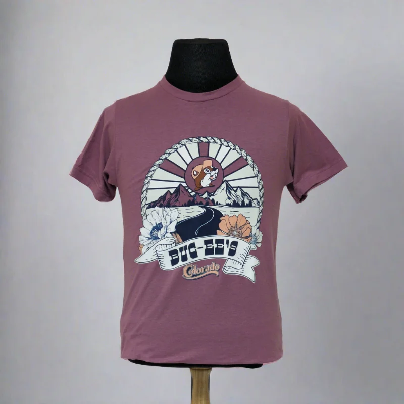 Buc-ee's Colorado Purple Mountains & Flowers Shirt-- Lace Blend Ribbed Blend Corduroy Blend Buc-ee's Colorado Purple Mountains & Flowers Shirt-- Lace Blend Ribbed Blend Corduroy Blend