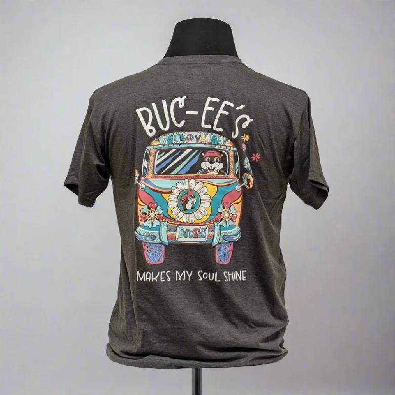 Buc-ee's "Makes My Soul Shine" Boho Van T-Shirt-- Front Pockets Side Pockets Patch Pockets Buc-ee's "Makes My Soul Shine" Boho Van T-Shirt-- Front Pockets Side Pockets Patch Pockets