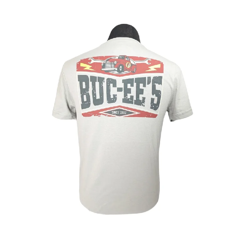 Buc-ee's Truck Shirt-- Ribbed Striped Patterned