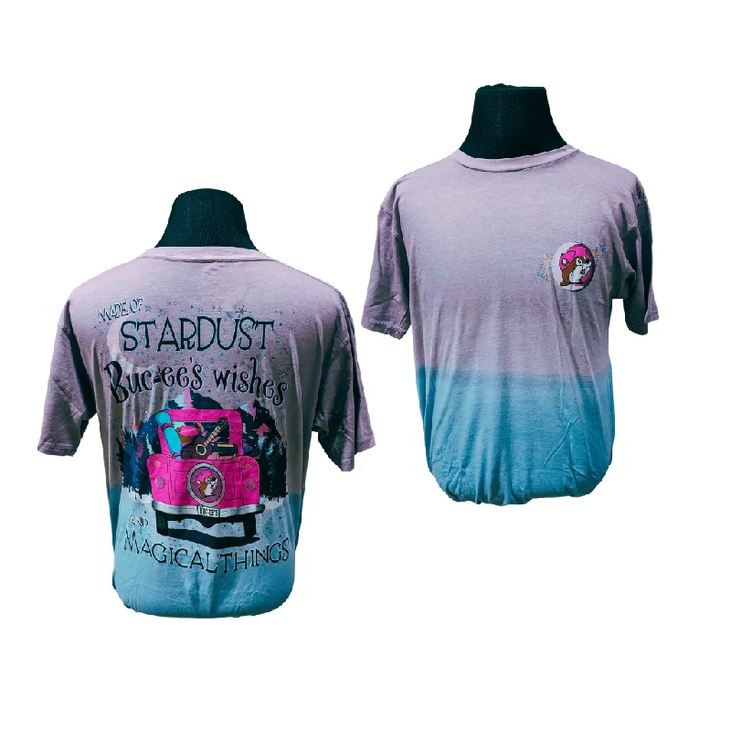 Buc-ee's "Stardust, Buc-ee's Wishes and Magical Things" Shirt-- Fleece Fabric Down Fabric Feather Fabric Buc-ee's "Stardust, Buc-ee's Wishes and Magical Things" Shirt-- Fleece Fabric Down Fabric Feather Fabric