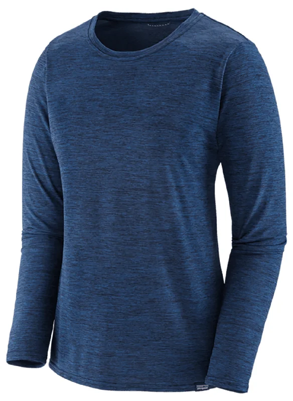 PATA W LS CCD SHIRT NVY S-- V-Neck T-Shirt Long Sleeve Cotton