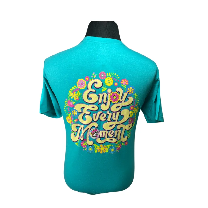 Buc-ee's Enjoy Every Moment Shirt-- Cashmere Blend Cotton Blend Poly Blend