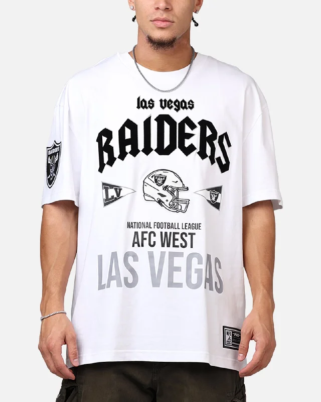 Pro Standard Las Vegas Raiders City Tour CJ Drop T-Shirt White-- Zippered Front Buttoned Front Snap Front Pro Standard Las Vegas Raiders City Tour CJ Drop T-Shirt White-- Zippered Front Buttoned Front Snap Front
