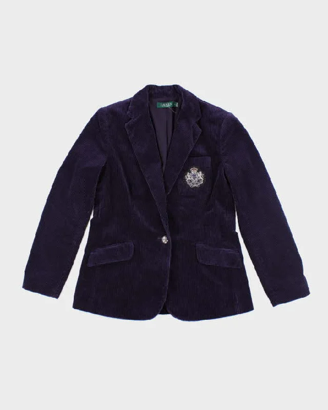 Y2k 00s Ralph Lauren Corduroy Blazer - S Women's Handmade Blazer
