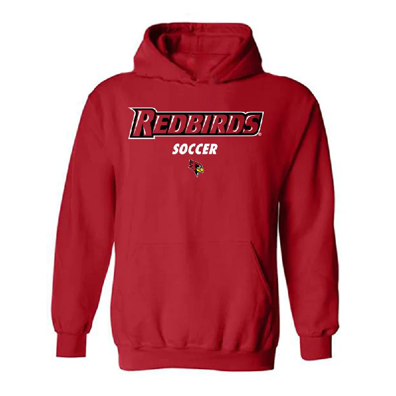Illinois State - NCAA Women's Soccer : Katie Reyes - Classic Shersey Hooded Sweatshirt Hoodie with Raw Hem Edgy Unfinished Illinois State - NCAA Women's Soccer : Katie Reyes - Classic Shersey Hooded Sweatshirt Hoodie with Raw Hem Edgy Unfinished