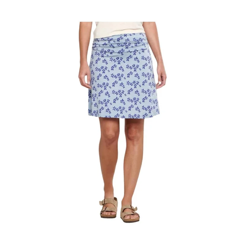 Toad & Co Women's Chaka Skirt - Weathered Blue Print - ONLINE STORE CREDIT/EXCHANGE ONLY slim fit skirt Toad & Co Women's Chaka Skirt - Weathered Blue Print - ONLINE STORE CREDIT/EXCHANGE ONLY slim fit skirt