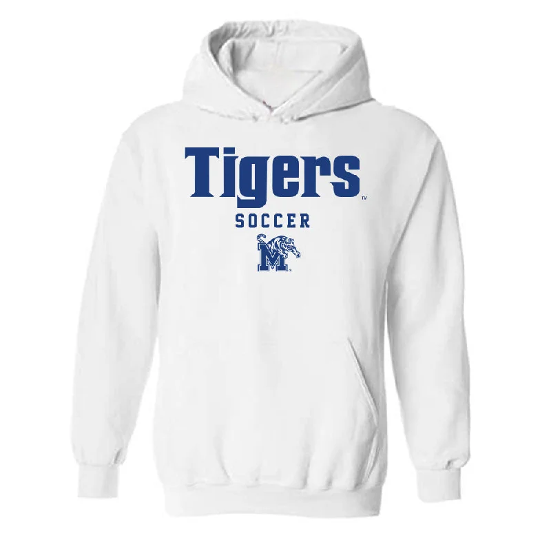 Memphis - NCAA Women's Soccer : Ai Kitagawa - Classic Shersey Hooded Sweatshirt Hoodie with Distressed Vintage Worn Memphis - NCAA Women's Soccer : Ai Kitagawa - Classic Shersey Hooded Sweatshirt Hoodie with Distressed Vintage Worn
