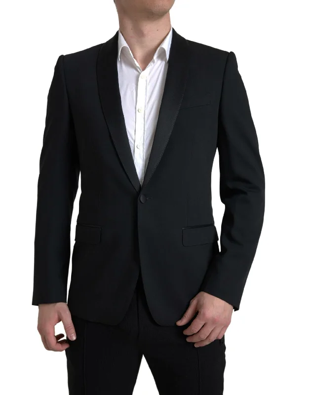 Chic Slim Fit Virgin Wool Blazer Women's Patchwork Suit