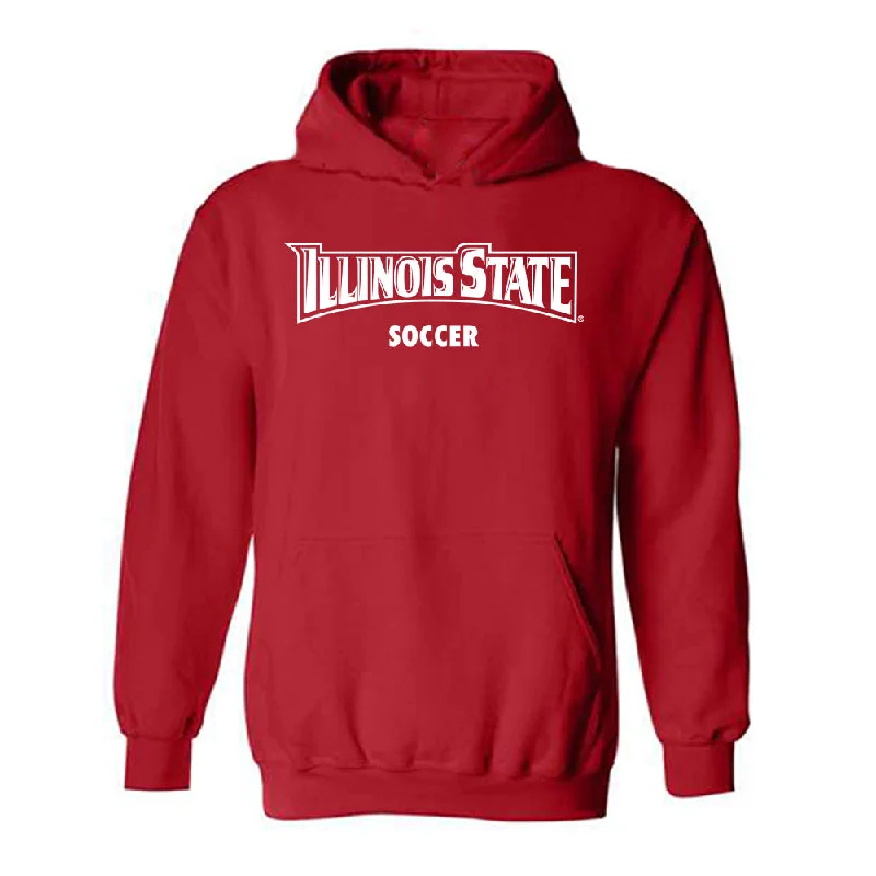 Illinois State - NCAA Women's Soccer : Katie Reyes - Classic Shersey Hooded Sweatshirt Hoodie with Puffed Sleeves Voluminous Trendy Illinois State - NCAA Women's Soccer : Katie Reyes - Classic Shersey Hooded Sweatshirt Hoodie with Puffed Sleeves Voluminous Trendy