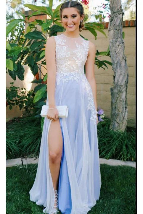 Affordable See Through Appliques Slit Prom Dress For Teen,Graduation Party Dresses DM734 Tunics Occasion special Affordable See Through Appliques Slit Prom Dress For Teen,Graduation Party Dresses DM734 Tunics Occasion special