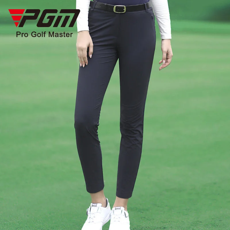PGM KUZ092 funky golf pants ladies cropped spandex golf pants for wmen Relaxed High-Waist Trousers PGM KUZ092 funky golf pants ladies cropped spandex golf pants for wmen Relaxed High-Waist Trousers