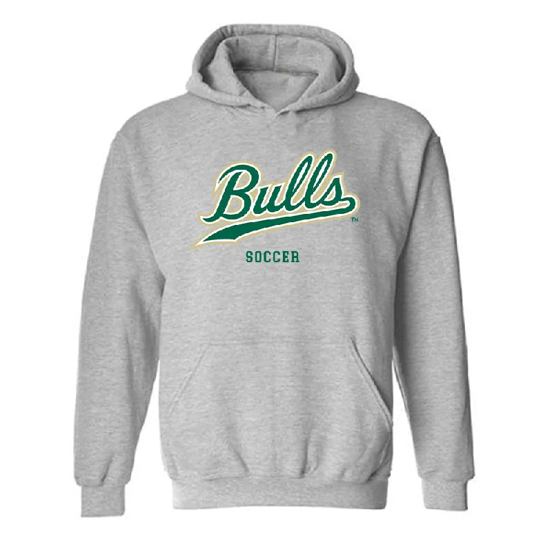 USF - NCAA Women's Soccer : Kendall Kiefer - Classic Fashion Shersey Hooded Sweatshirt Hoodie with Zipper Versatile Modern USF - NCAA Women's Soccer : Kendall Kiefer - Classic Fashion Shersey Hooded Sweatshirt Hoodie with Zipper Versatile Modern