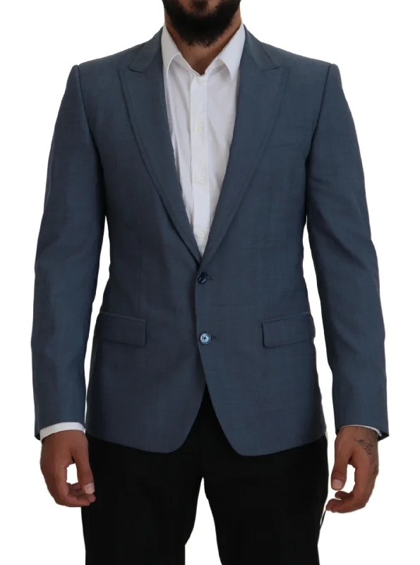 Elegant Blue Single Breasted Sport Blazer Women's Wedding Blazer