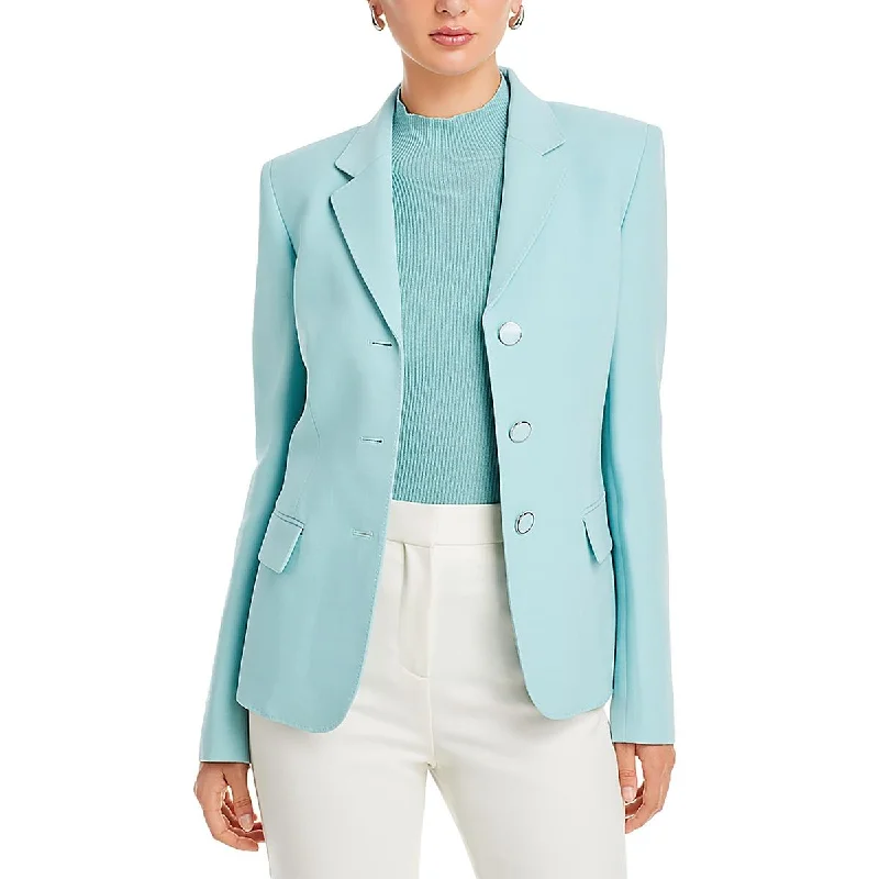 Womens Shoulder Pads Long Sleeve Double-Breasted Blazer Women's High-End Blazer