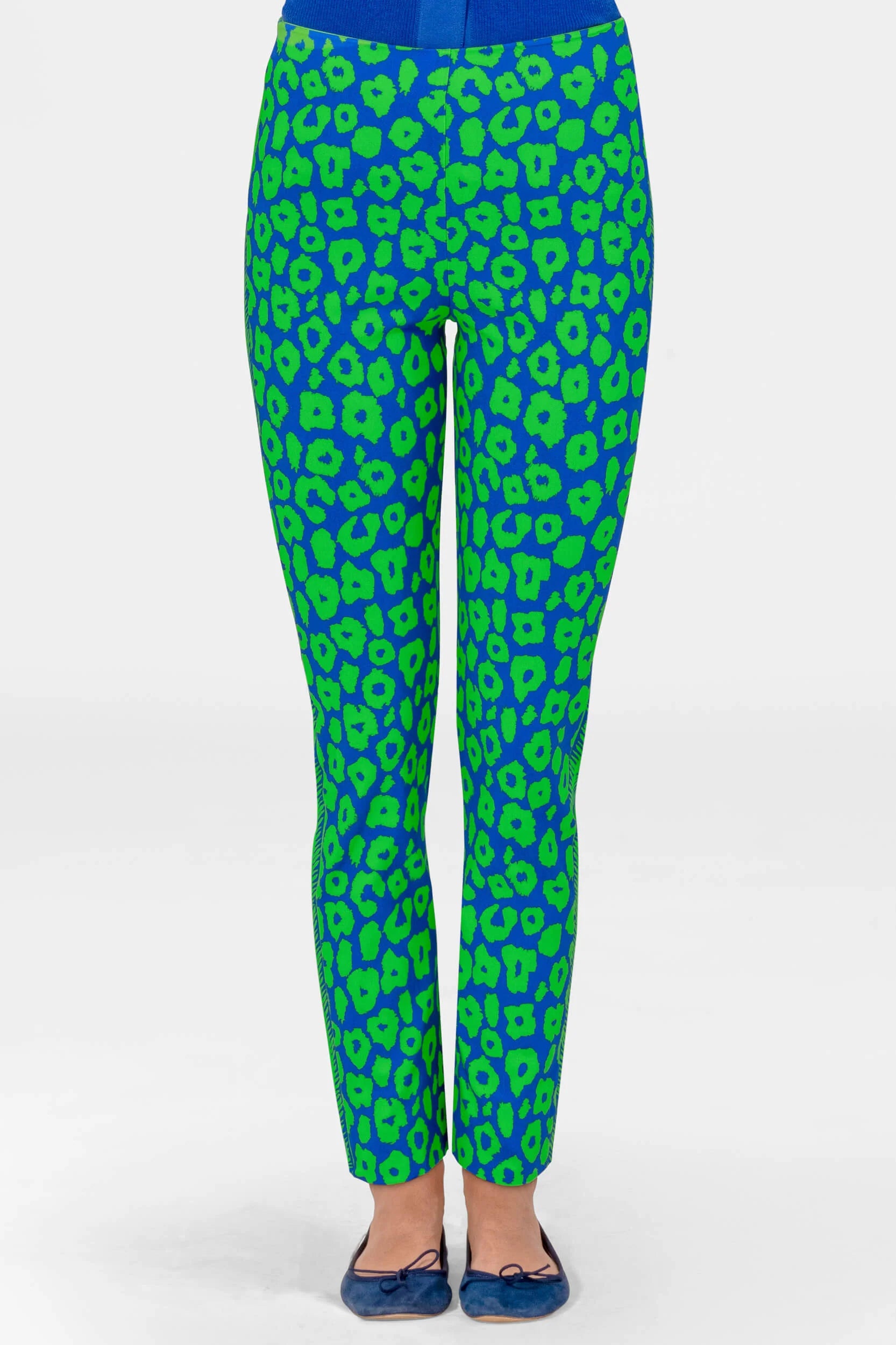 GripeLess Pull On Pant | Me Jane Royal/Kelly Chic Faux Leather Pants