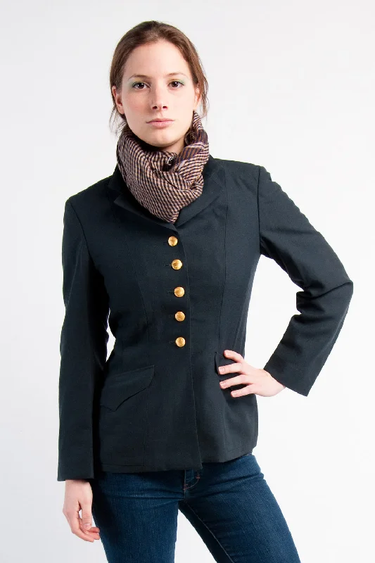 Blue-Gray Women's Blazer Women's Luxurious Suit