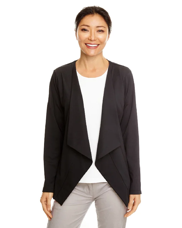Devon & Jones DP465W Ladies' Perfect Fit Draped Open Blazer Silk Women's Blazer