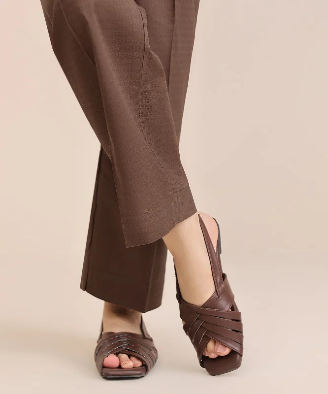 Dobby Straight Pants Trendy Tapered Pants