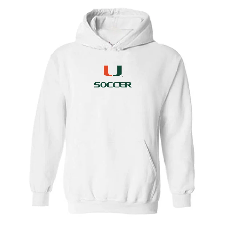 Miami - NCAA Women's Soccer : Emma Pidding - Classic Shersey Hooded Sweatshirt Hoodie with Sequins Glamorous Eye-catching Miami - NCAA Women's Soccer : Emma Pidding - Classic Shersey Hooded Sweatshirt Hoodie with Sequins Glamorous Eye-catching