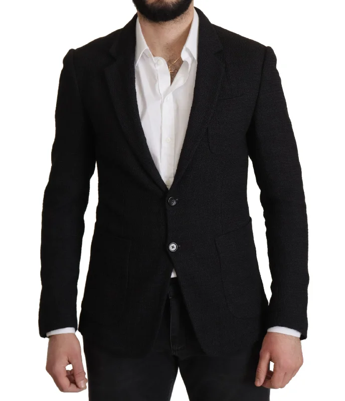 Elegant Single Breasted Wool Blazer Women's Trench Blazer