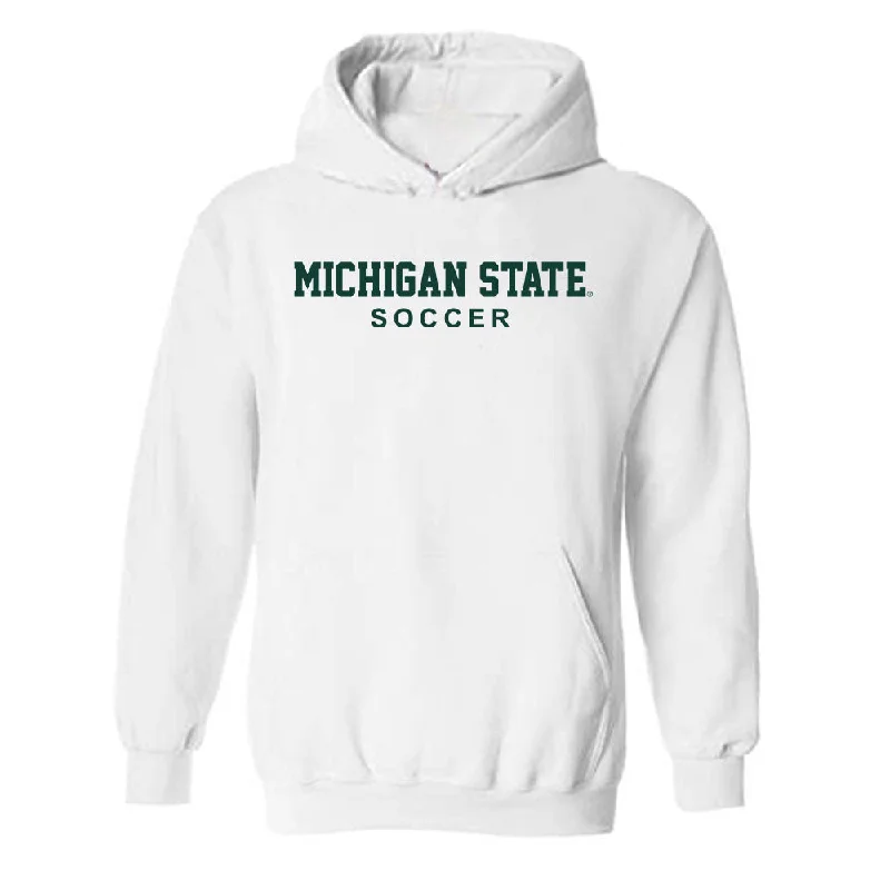 Michigan State - NCAA Women's Soccer : Grace Jackson - Classic Shersey Hooded Sweatshirt Hoodie with Pocket Utility Practical Michigan State - NCAA Women's Soccer : Grace Jackson - Classic Shersey Hooded Sweatshirt Hoodie with Pocket Utility Practical