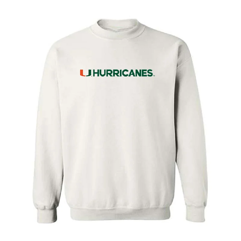Miami - NCAA Women's Soccer : Emma Pidding - Classic Shersey Crewneck Sweatshirt Hoodie with Button Placket Classic Preppy Miami - NCAA Women's Soccer : Emma Pidding - Classic Shersey Crewneck Sweatshirt Hoodie with Button Placket Classic Preppy