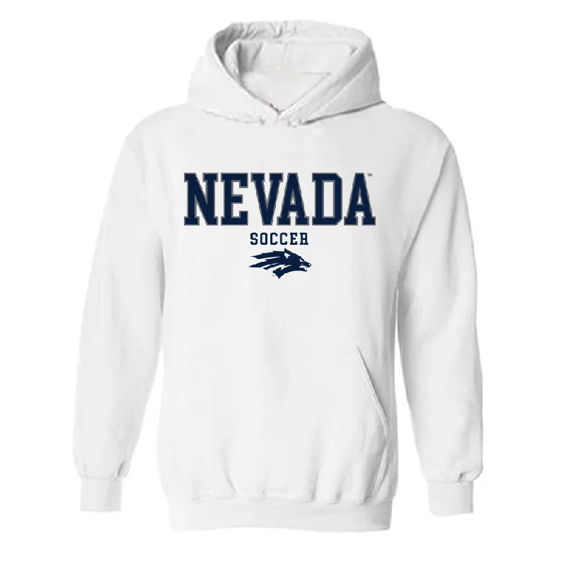Nevada - NCAA Women's Soccer : Olivia Loomis - Classic Shersey Hooded Sweatshirt Hoodie with Drawcord Adjustable Secure Nevada - NCAA Women's Soccer : Olivia Loomis - Classic Shersey Hooded Sweatshirt Hoodie with Drawcord Adjustable Secure