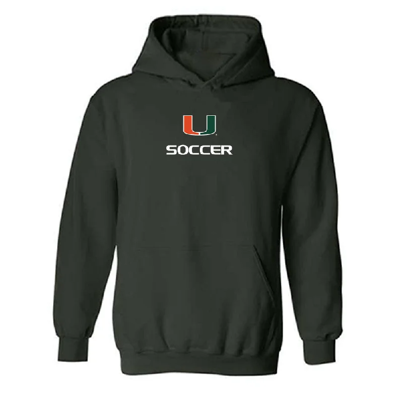 Miami - NCAA Women's Soccer : Emma Pidding - Classic Shersey Hooded Sweatshirt Hoodie with Hem Ribbing Snug Secure Miami - NCAA Women's Soccer : Emma Pidding - Classic Shersey Hooded Sweatshirt Hoodie with Hem Ribbing Snug Secure