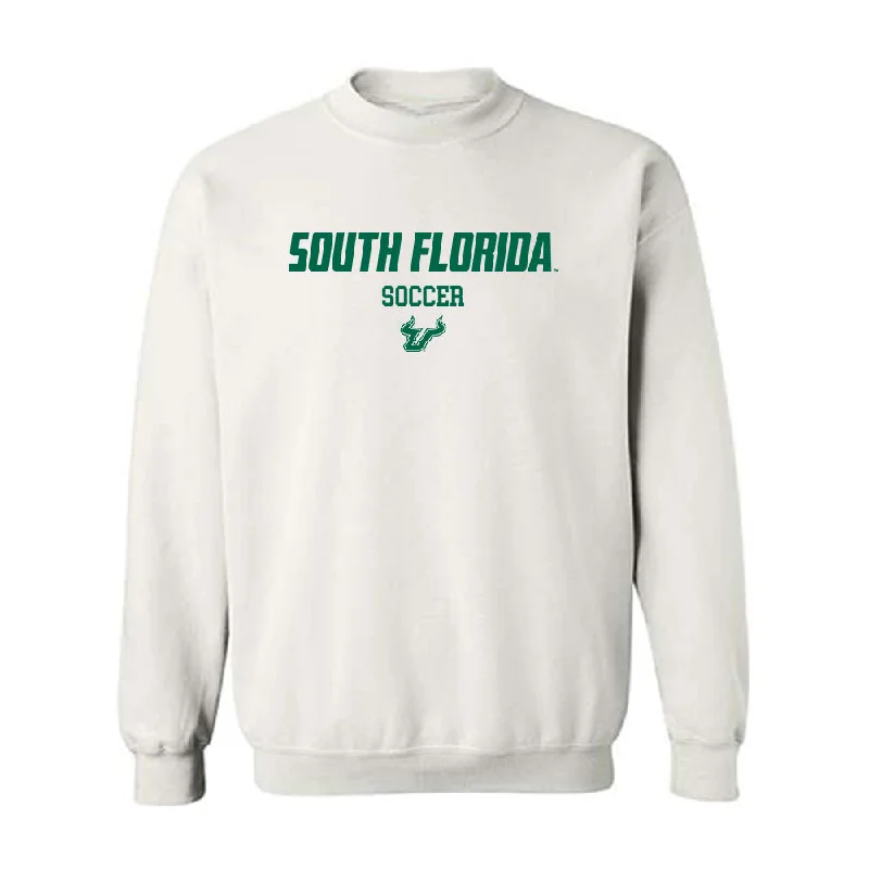 USF - NCAA Women's Soccer : Kendall Kiefer - Classic Shersey Crewneck Sweatshirt Hoodie with Velcro Closure Adjustable Secure USF - NCAA Women's Soccer : Kendall Kiefer - Classic Shersey Crewneck Sweatshirt Hoodie with Velcro Closure Adjustable Secure