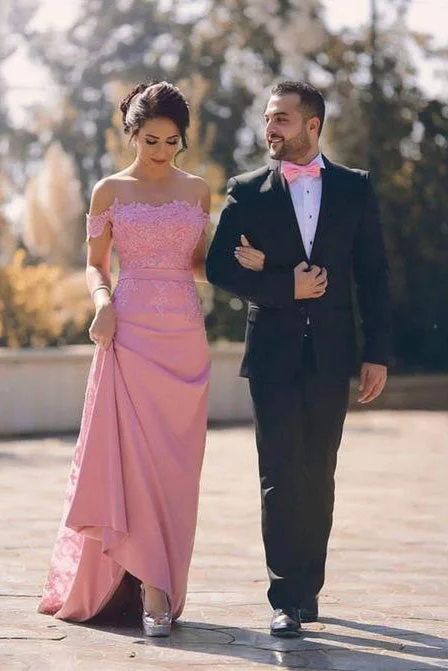Applique Long Off the Shoulder Evening Formal Dress,Satin A line Party Dresses OKF34 Tunics Top rated Applique Long Off the Shoulder Evening Formal Dress,Satin A line Party Dresses OKF34 Tunics Top rated