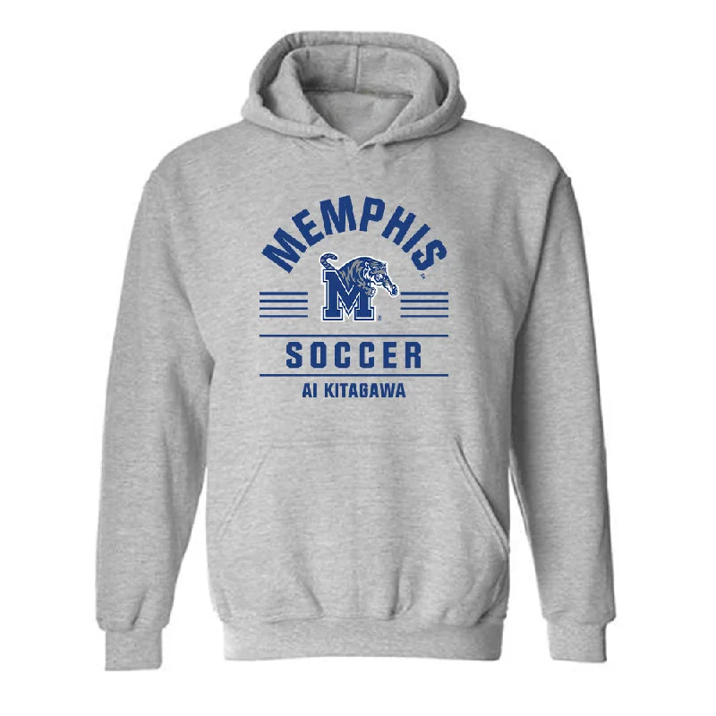 Memphis - NCAA Women's Soccer : Ai Kitagawa - Classic Fashion Shersey Hooded Sweatshirt Hoodie with Relaxed Fit Easy Casual Memphis - NCAA Women's Soccer : Ai Kitagawa - Classic Fashion Shersey Hooded Sweatshirt Hoodie with Relaxed Fit Easy Casual