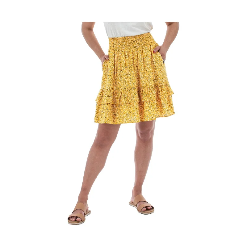 Aventura Women's Dell Skirt - Golden Cream - ONLINE STORE CREDIT/EXCHANGE ONLY lace skirt romantic Aventura Women's Dell Skirt - Golden Cream - ONLINE STORE CREDIT/EXCHANGE ONLY lace skirt romantic