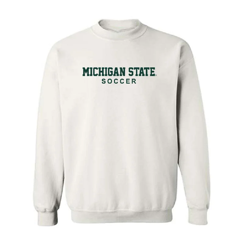 Michigan State - NCAA Women's Soccer : Ella Janz - Classic Shersey Crewneck Sweatshirt Hoodie with Illustration Artistic Creative Michigan State - NCAA Women's Soccer : Ella Janz - Classic Shersey Crewneck Sweatshirt Hoodie with Illustration Artistic Creative