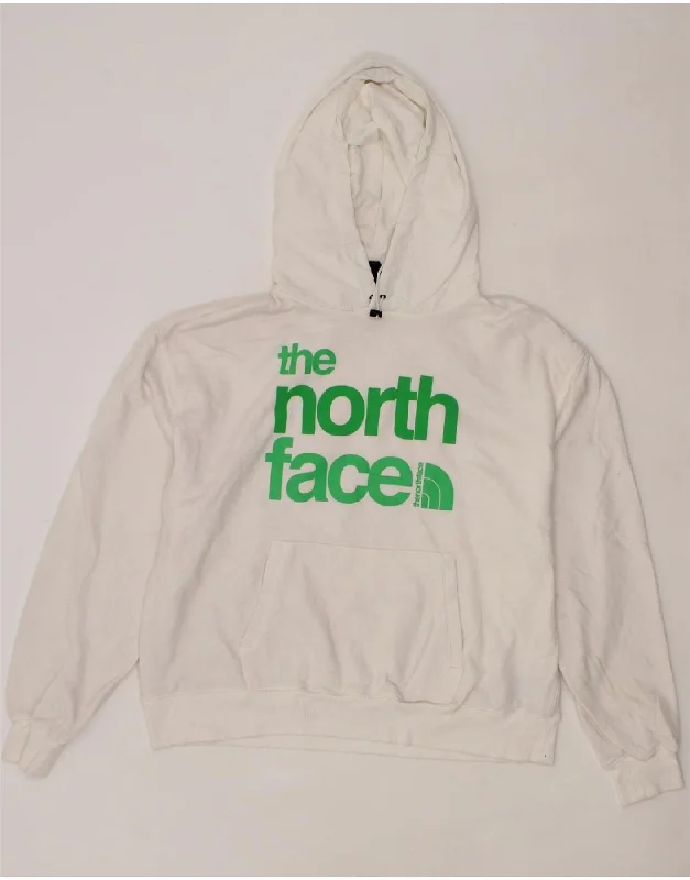 THE NORTH FACE Womens Oversized Graphic Hoodie Jumper UK 14 Medium White Hoodie with Snap Buttons Easy Quick THE NORTH FACE Womens Oversized Graphic Hoodie Jumper UK 14 Medium White Hoodie with Snap Buttons Easy Quick