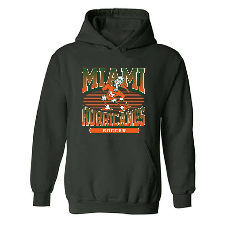 Miami - NCAA Women's Soccer : Emma Pidding - Classic Shersey Hooded Sweatshirt Hoodie Crop Top Short Trendy Miami - NCAA Women's Soccer : Emma Pidding - Classic Shersey Hooded Sweatshirt Hoodie Crop Top Short Trendy
