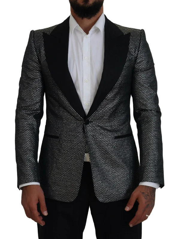 Elegant Jacquard Single Breasted Blazer Women's Designer Suit