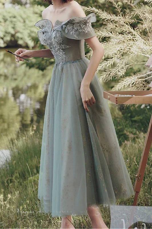 Sweetheart Off Shoulder A-line Tulle Party Dress Lace-Up Princess Appliques Prom Dress OKW80 Tunics Prom sequined Sweetheart Off Shoulder A-line Tulle Party Dress Lace-Up Princess Appliques Prom Dress OKW80 Tunics Prom sequined