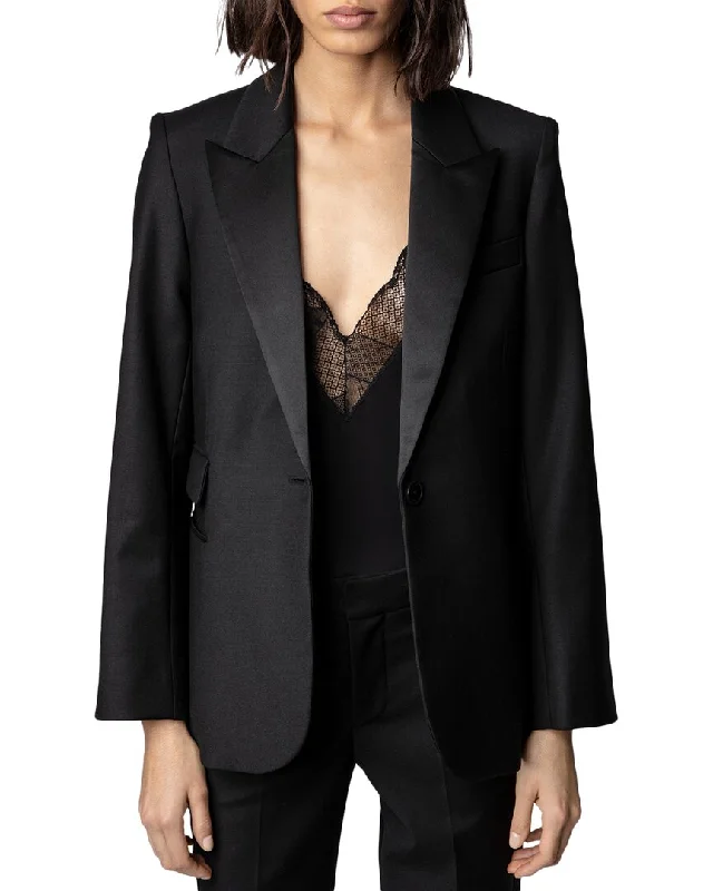 Zadig & Voltaire Venus Smoking Blazer Women's High-End Blazer