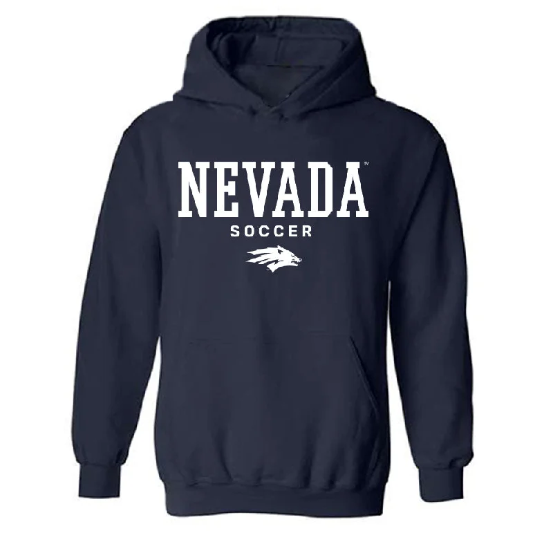 Nevada - NCAA Women's Soccer : Olivia Loomis - Classic Shersey Hooded Sweatshirt Hoodie Dress Longline Feminine Nevada - NCAA Women's Soccer : Olivia Loomis - Classic Shersey Hooded Sweatshirt Hoodie Dress Longline Feminine