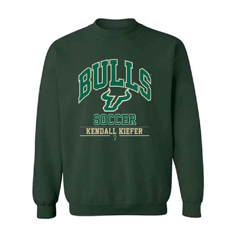 USF - NCAA Women's Soccer : Kendall Kiefer - Classic Fashion Shersey Crewneck Sweatshirt Graphic Hoodie Design Print USF - NCAA Women's Soccer : Kendall Kiefer - Classic Fashion Shersey Crewneck Sweatshirt Graphic Hoodie Design Print
