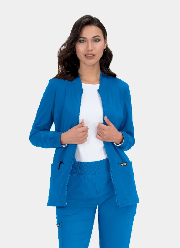 Koi Basics Andrea Jacket - Royal Satin Jacket Silk Jacket Chiffon Jacket