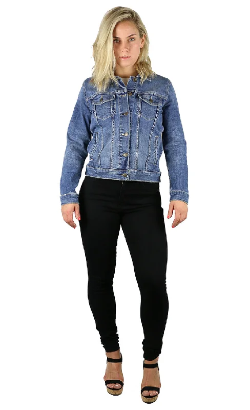 Halie Denim Jacket Medium Wash Corduroy Jacket Velvet Jacket Brocade Jacket