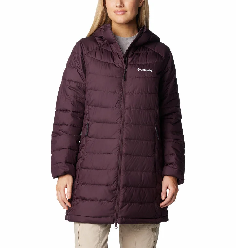 POWDER LITE II MID JACKET - Manteau pour femmes - Columbia Boat Neck Shawl Collar Notched Collar POWDER LITE II MID JACKET - Manteau pour femmes - Columbia Boat Neck Shawl Collar Notched Collar