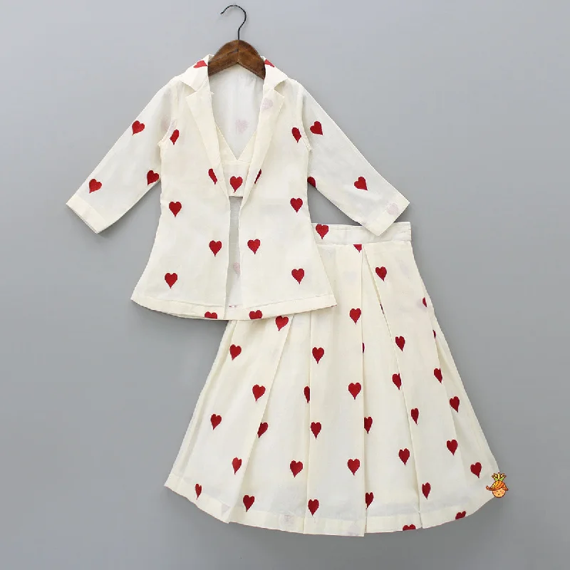 Pre Order: Hearts Embroidered Stylish Tie Knot Strap Top With Jacket And Lehenga V-Neck Jacket Boat Neck Jacket Square Neck Jacket Pre Order: Hearts Embroidered Stylish Tie Knot Strap Top With Jacket And Lehenga V-Neck Jacket Boat Neck Jacket Square Neck Jacket