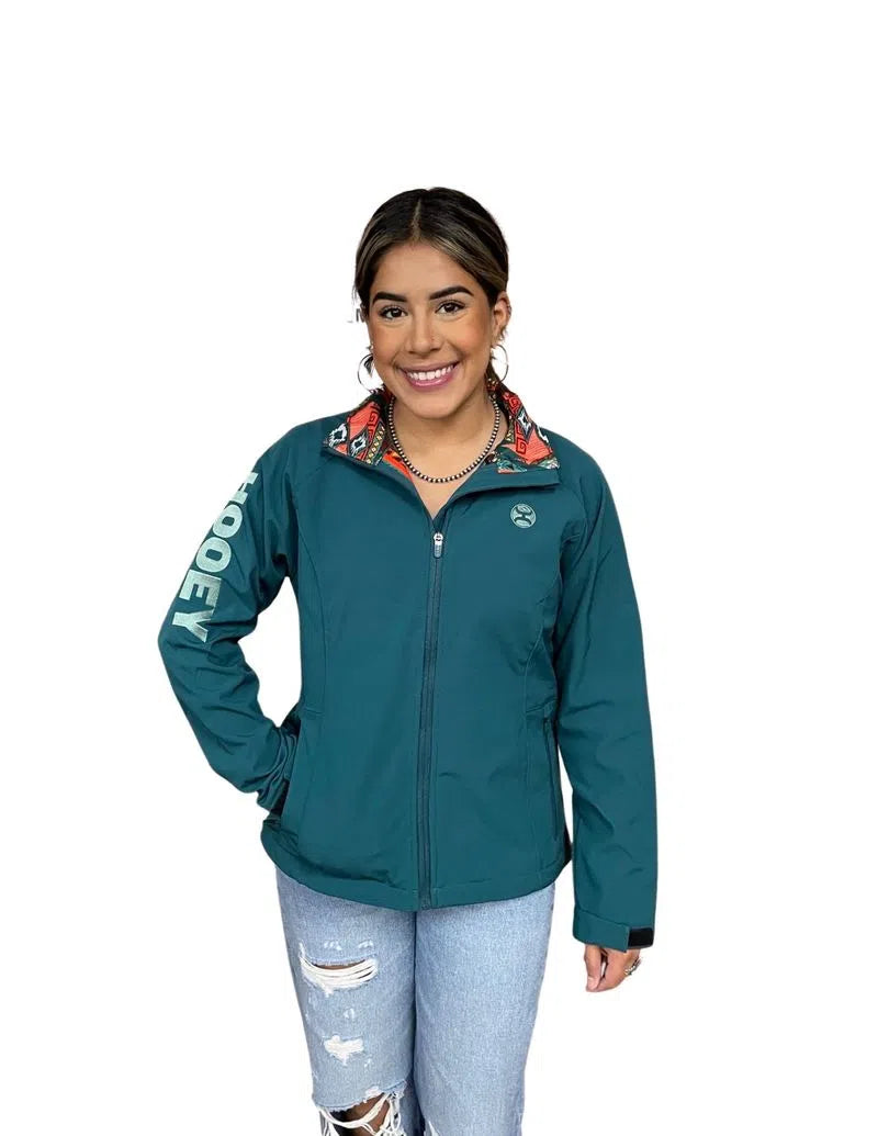 Hooey Ladies Softshell Jacket Teal Striped Jacket Polka Dot Jacket Floral Jacket