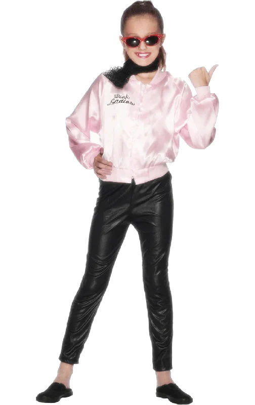 Child Official Grease Pink Lady Jacket Nylon Jacket Polyester Jacket Spandex Jacket Child Official Grease Pink Lady Jacket Nylon Jacket Polyester Jacket Spandex Jacket