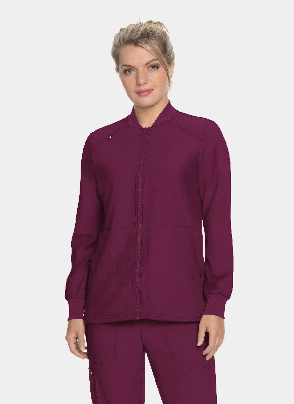 Koi Next Gen Always In Motion Jacket - Wine Collared Jacket Crew Neck Jacket Turtle Neck Jacket Koi Next Gen Always In Motion Jacket - Wine Collared Jacket Crew Neck Jacket Turtle Neck Jacket