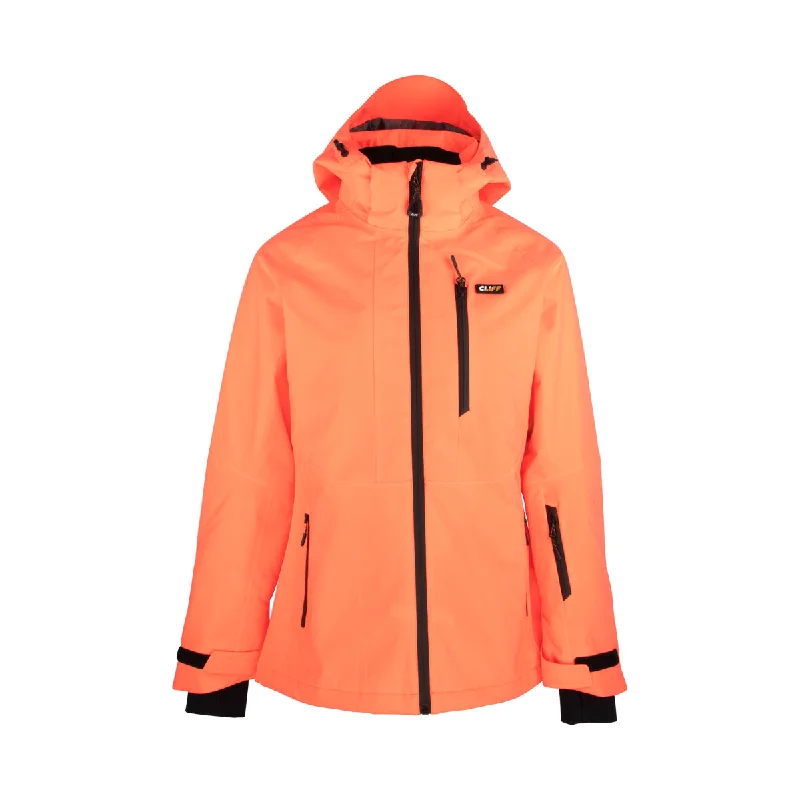 ST-ANNE SNOW JACKET - Manteau de ski pour femmes - Cliff Print Jacket Jacquard Jacket Patchwork Jacket ST-ANNE SNOW JACKET - Manteau de ski pour femmes - Cliff Print Jacket Jacquard Jacket Patchwork Jacket